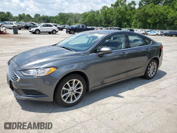 2017 Ford Fusion SE with VIN 3FA6P0H77HR227453, listed as a Copart auction lot 63395685 with 83,355 mi miles and Salvage title. Bid and sale history available at DreamBid. Image 1.