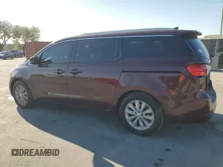 2015 Kia Sedona EX with VIN KNDMC5C16F6020916, listed as a Copart auction lot 49264995 with 133,164 mi miles and Salvage Title. Bid and sale history available at carsss.com. Image 2.
