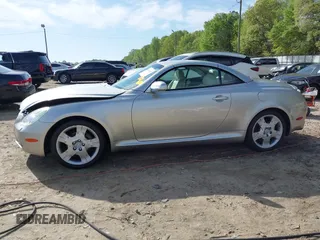2004 Lexus SC with VIN JTHFN48YX40059526, listed as a IAAI auction lot 41973307 with 123,466 mi miles. Bid and sale history available at carsss.com. Image 14.