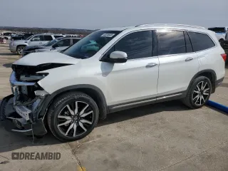 2022 Honda Pilot Touring 7-Passenger with VIN 5FNYF6H67NB018467, listed as a Copart auction lot 45358605 with 29,268 mi miles and Salvage Title. Bid and sale history available at carsss.com. Image 1.