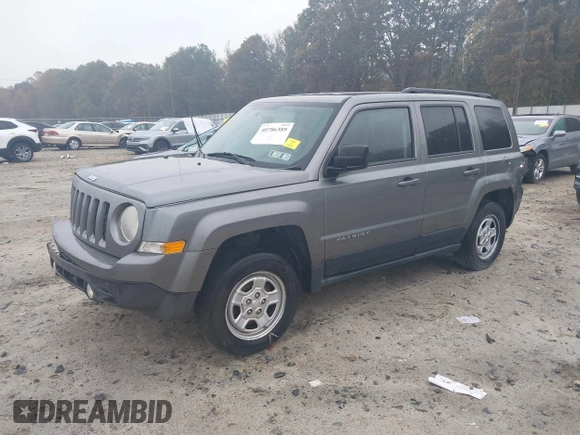 2012 Jeep Patriot Sport with VIN 1C4NJRBB1CD509517, listed as a IAAI auction lot 40786389 with 134,343 mi miles and . Bid and sale history available at DreamBid. Image 2.