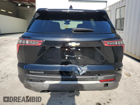 2025 Chevrolet Equinox FWD LT with VIN 3GNAXHEG8SL205194, listed as a Copart auction lot 54357695 with 9,396 mi miles and Clean Title. Bid and sale history available at DreamBid. Image 6.