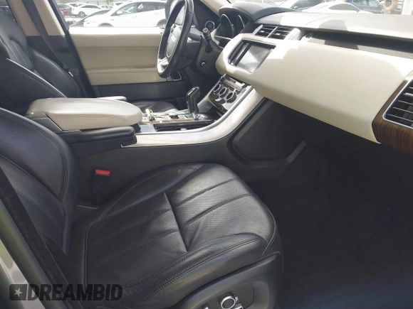 2016 Land Rover Range Rover Sport HSE with VIN SALWR2VF4GA556933, listed as a IAAI auction lot 41757697 with 50,558 mi miles and . Bid and sale history available at DreamBid. Image 5.