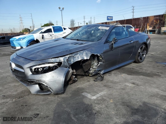 2017 Mercedes-Benz SL with VIN WDDJK6GA4HF047336, listed as a Copart auction lot 46933305 with NaN miles and Salvage Title. Bid and sale history available at carsss.com. Image 1.