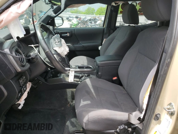 2017 Toyota Tacoma SR5 with VIN 3TMCZ5ANXHM049726, listed as a Copart auction lot 56139625 with 107,746 mi miles and Salvage title. Bid and sale history available at DreamBid. Image 7.