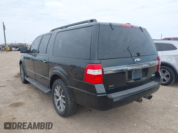 2015 Ford Expedition EL XLT with VIN 1FMJK1HT8FEF26502, listed as a IAAI auction lot 41613404 with 177,021 mi miles. Bid and sale history available at carsss.com. Image 3.