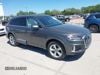 2023 Audi Q7 Premium with VIN WA1AXBF76PD025384, listed as a IAAI auction lot 41838885 with 23,857 mi miles and . Bid and sale history available at DreamBid. Image 1.
