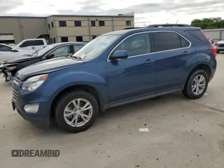 2016 Chevrolet Equinox LT z VIN 2GNALCEK1G6346946, wystawiony jako Copart lot #52590715 z przebiegiem 54 457 mil mil oraz Czysty tytuł • Clean title. Historia ofert i sprzedaży dostępna na DreamBid. Obrazek 1.