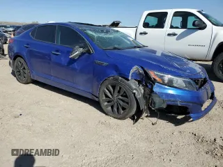2015 Kia Optima SX Turbo with VIN 5XXGR4A62FG387687, listed as a Copart auction lot 53827035 with Not provided miles and Salvage title. Bid and sale history available at DreamBid. Image 4.