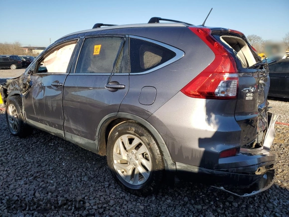 2015 Honda CR-V EX-L with VIN 2HKRM3H74FH523077, listed as a Copart auction lot 43620665 with Not Provided miles and Salvage Title. Bid and sale history available at carsss.com. Image 2.
