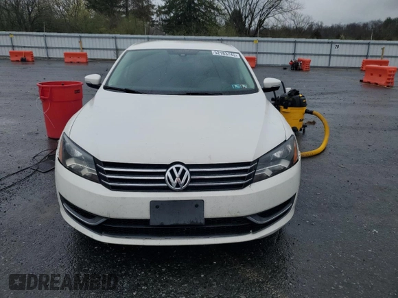 2013 Volkswagen Passat S with VIN 1VWAP7A34DC103036, listed as a Copart auction lot 52183745 with 130,966 mi miles and Salvage title. Bid and sale history available at DreamBid. Image 5.