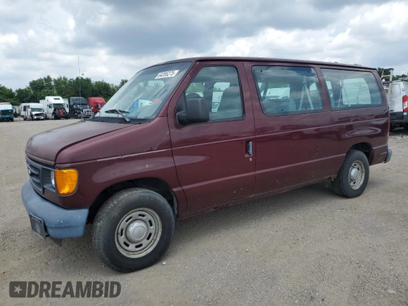 2005 Ford Econoline Passenger XL z VIN 1FMRE11W15HB11789, wystawiony jako Copart lot #64285275 z przebiegiem 148 953 mil mil oraz Czysty tytuł • Clean title. Historia ofert i sprzedaży dostępna na DreamBid. Obrazek 1.
