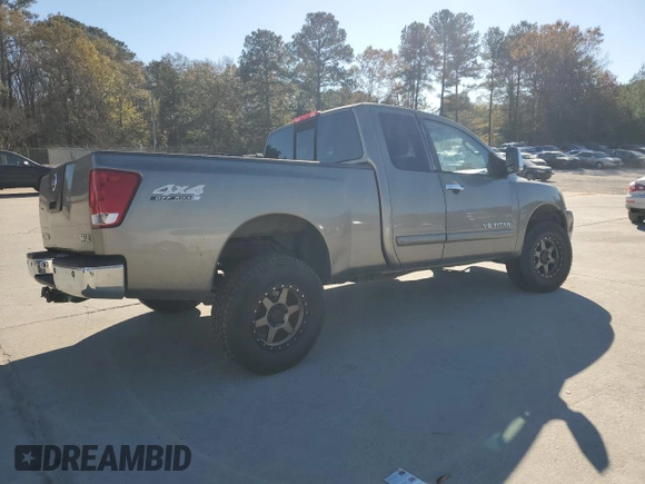 2006 Nissan Titan XE with VIN 1N6AA06B66N570734, listed as a Copart auction lot 83054724 with 205,702 mi miles and Salvage Title. Bid and sale history available at carsss.com. Image 3.