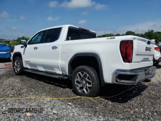 2024 GMC Sierra 1500 SLT with VIN 3GTUUDED3RG344150, listed as a Copart auction lot 56989275 with 15,315 mi miles and Salvage title. Bid and sale history available at DreamBid. Image 2.