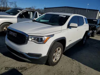 2018 GMC Acadia SLE with VIN 1GKKNKLA0JZ242850, listed as a Copart auction lot 46069705 with 59,968 mi miles and Salvage Title. Bid and sale history available at carsss.com. Image 1.