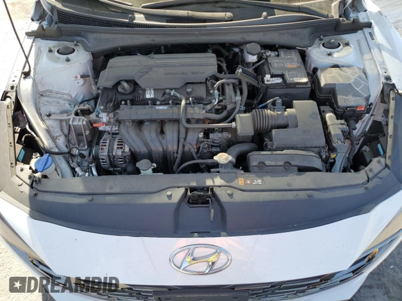 2021 Hyundai Elantra Limited with VIN 5NPLP4AG5MH010267, listed as a Copart auction lot 50348225 with 18,085 mi miles and Salvage Title. Bid and sale history available at DreamBid. Image 11.