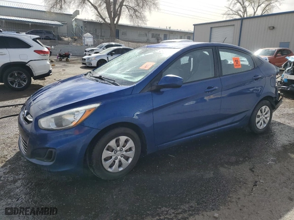 2015 Hyundai Accent GLS with VIN KMHCT4AE6FU922811, listed as a Copart auction lot 48129575 with 116,656 mi miles and Salvage Title. Bid and sale history available at carsss.com. Image 1.