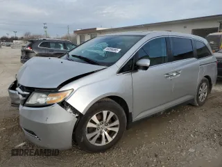 2014 Honda Odyssey EX-L with VIN 5FNRL5H62EB052131, listed as a Copart auction lot 49356065 with 138,551 mi miles and Salvage Title. Bid and sale history available at DreamBid. Image 1.