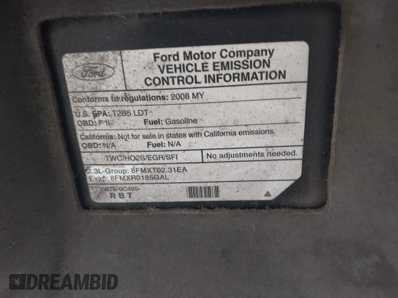 2008 Ford Escape XLS with VIN 1FMCU02Z68KA57151, listed as a IAAI auction lot 42616110 with 234,839 mi miles and . Bid and sale history available at DreamBid. Image 9.