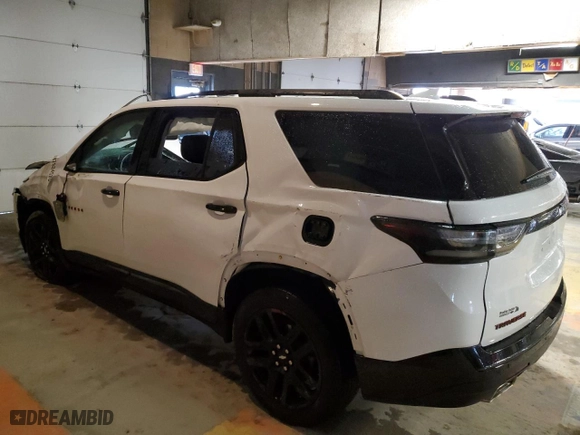 2021 Chevrolet Traverse Premier with VIN 1GNEVKKW4MJ230961, listed as a Copart auction lot 47524575 with 0 mi miles and Salvage Title. Bid and sale history available at carsss.com. Image 2.