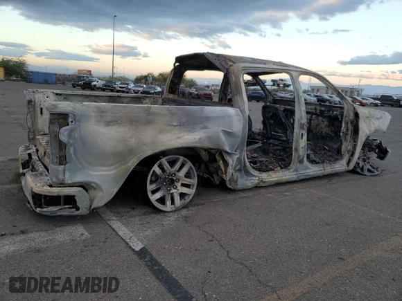2022 Chevrolet Silverado 1500 RST with VIN 3GCUDEET5NG588423, listed as a Copart auction lot 76756344 with Not Provided miles and Non Repairable. Bid and sale history available at DreamBid. Image 3.