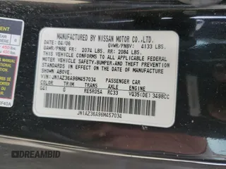 2006 Nissan 350Z Touring with VIN JN1AZ36A96M457034, listed as a Copart auction lot 53191625 with 134,572 mi miles and Salvage Title. Bid and sale history available at carsss.com. Image 12.