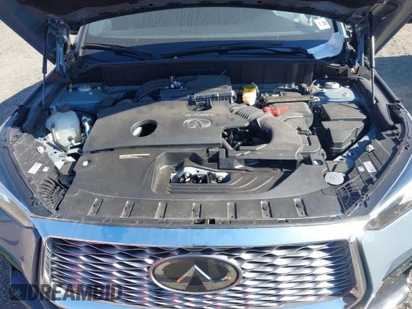 2023 Infiniti QX55 Essential with VIN 3PCAJ5KR6PF115918, listed as a IAAI auction lot 40584505 with 8,229 mi miles and . Bid and sale history available at DreamBid. Image 10.