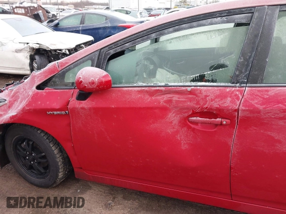 2013 Toyota Prius One with VIN JTDKN3DU6D5699782, listed as a IAAI auction lot 41456011 with 128,135 mi miles. Bid and sale history available at carsss.com. Image 18.