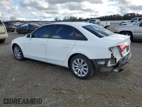 2012 Audi A4 2.0T Premium with VIN WAUAFAFL4CN019505, listed as a Copart auction lot 44648125 with 103,675 mi miles and Salvage Title. Bid and sale history available at carsss.com. Image 2.