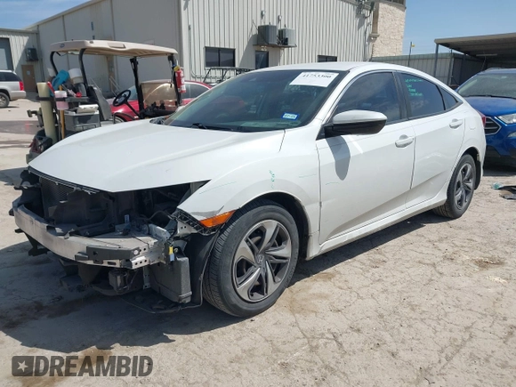 2019 Honda Civic Sedan LX with VIN 19XFC2F64KE040214, listed as a IAAI auction lot 41753300 with 74,285 mi miles. Bid and sale history available at carsss.com. Image 2.