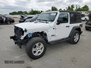 2023 Jeep Wrangler Willys z VIN 1C4HJXAG2PW595963, wystawiony jako Copart lot #57315215 z przebiegiem 12 864 mil mil oraz Szkoda całkowita • Salvage title. Historia ofert i sprzedaży dostępna na DreamBid. Obrazek 1.