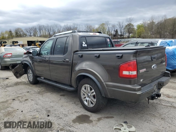 2008 Ford Explorer Sport Trac Limited с VIN 1FMEU53E88UA41281, выставлен на аукционе Copart как лот 53338215 с пробегом 154 660 миль миль и Списание • Salvage title. История ставок и продаж доступна на DreamBid. Изображение 2.