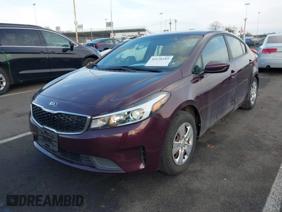 2017 Kia Forte LX with VIN 3KPFL4A79HE153371, listed as a IAAI auction lot 41620185 with 79,329 mi miles and . Bid and sale history available at carsss.com. Image 17.