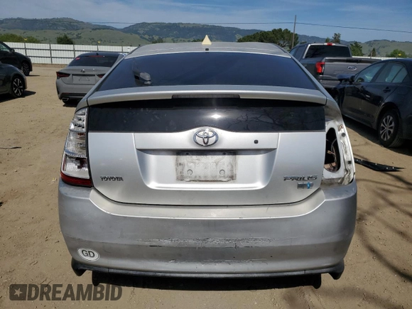 2005 Toyota Prius with VIN JTDKB20U553063053, listed as a Copart auction lot 54088395 with 265,999 mi miles and Salvage Title. Bid and sale history available at DreamBid. Image 6.