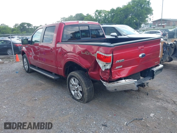 2011 Ford F-150 XL with VIN 1FTFW1EF7BFC62996, listed as a IAAI auction lot 42503700 with 139,596 mi miles and . Bid and sale history available at DreamBid. Image 3.
