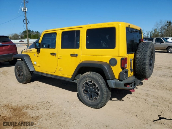 2015 Jeep Wrangler Unlimited Rubicon Hard Rock with VIN 1C4HJWFG4FL648732, listed as a Copart auction lot 88690435 with 196,650 mi miles and Salvage Title. Bid and sale history available at carsss.com. Image 2.