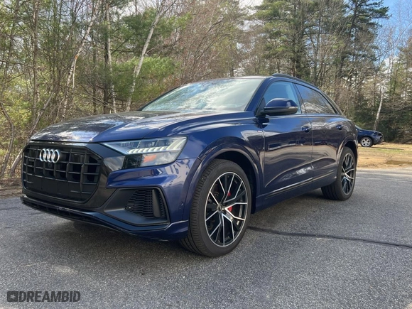 2021 Audi Q8 Prestige with VIN WA1FVAF12MD006912, listed as a Copart auction lot 50179263 with 30,100 mi miles. Bid and sale history available at carsss.com. Image 2.