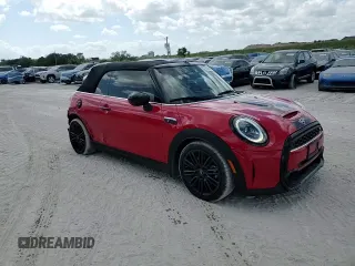 2022 MINI Convertible Cooper S with VIN WMW43DL00N3N94880, listed as a Copart auction lot 54398345 with 27,979 mi miles and Salvage Title. Bid and sale history available at DreamBid. Image 13.