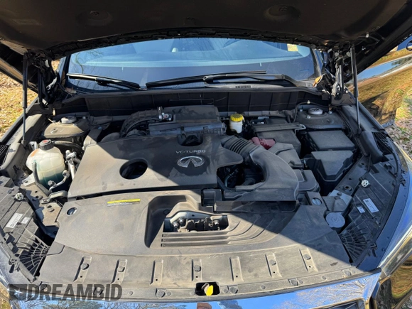 2023 Infiniti QX55 Luxe z VIN 3PCAJ5JR5PF103535, wystawiony jako Copart lot #44084545 z przebiegiem 45 316 mil mil oraz Czysty tytuł • Clean title. Historia ofert i sprzedaży dostępna na DreamBid. Obrazek 7.