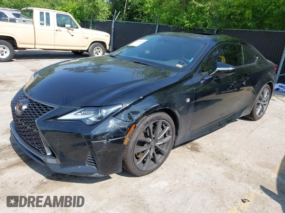 2019 Lexus RC 300 with VIN JTHHA5BC1K5010352, listed as a IAAI auction lot 42413621 with 28,456 mi miles and . Bid and sale history available at DreamBid. Image 17.