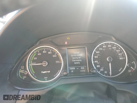 2013 Audi Q5 Hybrid Prestige with VIN WA1C8AFP2DA057231, listed as a Copart auction lot 72734984 with 132,058 mi miles and Clean title. Bid and sale history available at DreamBid. Image 9.