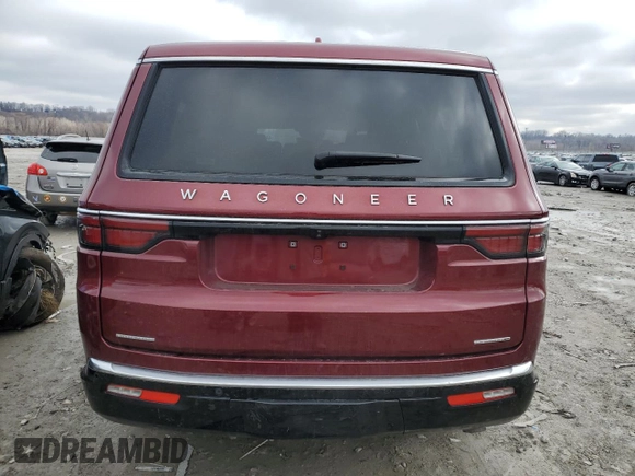 2022 Jeep Wagoneer Series II with VIN 1C4SJVBT0NS115915, listed as a Copart auction lot 44535495 with 25,437 mi miles and Clean title. Bid and sale history available at DreamBid. Image 6.