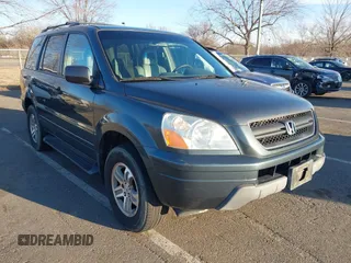 2005 Honda Pilot EX-L z VIN 2HKYF18745H564639, wystawiony jako IAAI lot #41767115 z przebiegiem 143 725 mil mil oraz . Historia ofert i sprzedaży dostępna na DreamBid. Obrazek 1.