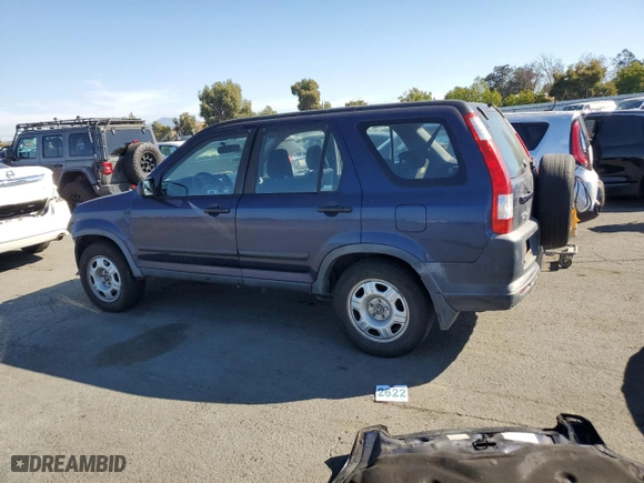 2006 Honda CR-V LX with VIN JHLRD68526C004947, listed as a Copart auction lot 72651364 with 193,800 mi miles and Salvage Title. Bid and sale history available at carsss.com. Image 2.