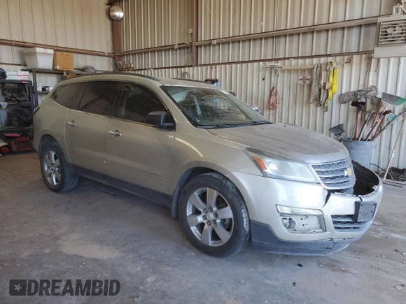 2014 Chevrolet Traverse LTZ with VIN 1GNKRJKD2EJ181292, listed as a Copart auction lot 49238085 with 159,058 mi miles and Salvage Title. Bid and sale history available at DreamBid. Image 4.