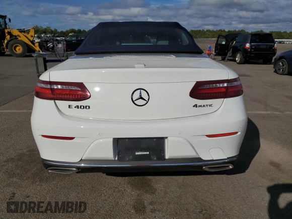 2018 Mercedes-Benz E-Class E 400 with VIN WDD1K6GBXJF065418, listed as a Copart auction lot 71732944 with 5,252 mi miles and Salvage Title. Bid and sale history available at carsss.com. Image 6.