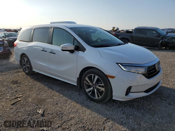 2024 Honda Odyssey Touring z VIN 5FNRL6H82RB039313, wystawiony jako Copart lot #52632005 z przebiegiem 18 447 mil mil oraz Szkoda całkowita • Salvage title. Historia ofert i sprzedaży dostępna na DreamBid. Obrazek 4.