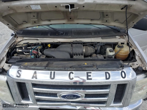 2013 Ford Econoline Wagon XL with VIN 1FBNE3BLXDDA27872, listed as a Copart auction lot 49171495 with 0 mi miles and Salvage Title. Bid and sale history available at carsss.com. Image 12.