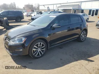 2017 Volkswagen Golf S with VIN 3VW217AU0HM043162, listed as a Copart auction lot 48629855 with 60,142 mi miles and Salvage title. Bid and sale history available at DreamBid. Image 1.