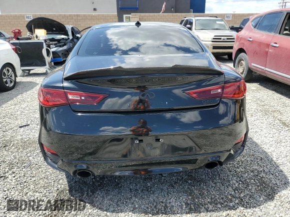2018 Infiniti Q60 Luxe with VIN JN1EV7EK5JM341353, listed as a Copart auction lot 52008465 with 116,838 mi miles and Salvage Title. Bid and sale history available at carsss.com. Image 6.